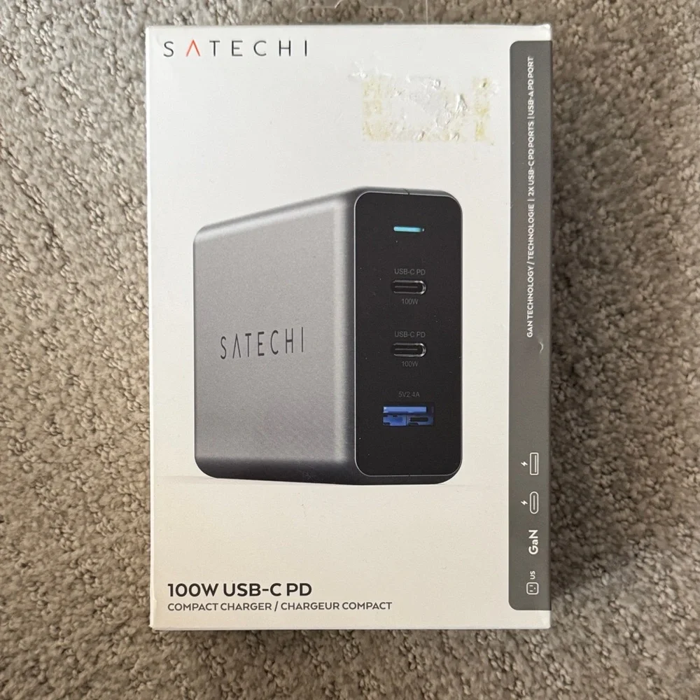 Satechi 100W USB-C PD Charger - Gray